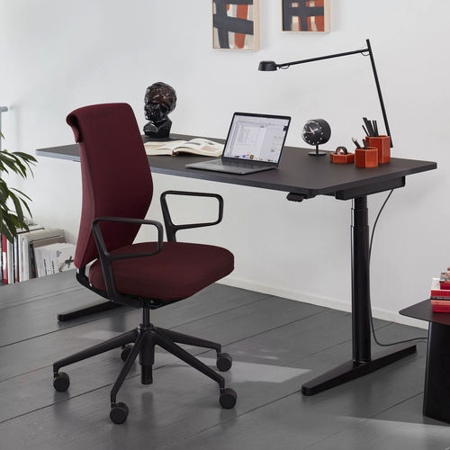 Silla de oficina contemporánea - ID CLOUD - vitra USA - de interior / de aluminio pulido / epoxi