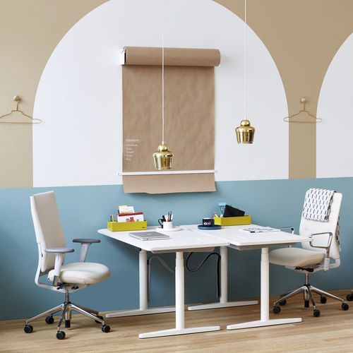 Silla de oficina contemporánea - ID SOFT L - vitra USA - de interior / de tejido / de poliuretano