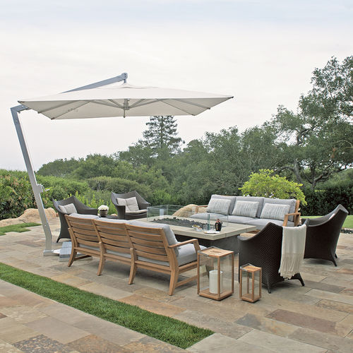 Sombrilla lateral - JANUS et Cie - para el sector servicios / de acero