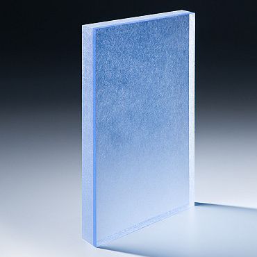Panel decorativo para interiores - AQUAPLEX : 5C50 FL BLUE - Designpanel - para exteriores / de vidrio / acrílico