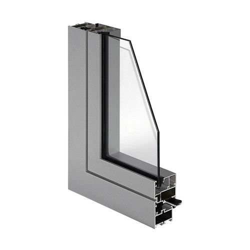 Ventana abatible - MB 45 - BERTRAND - de aluminio / de corte térmico