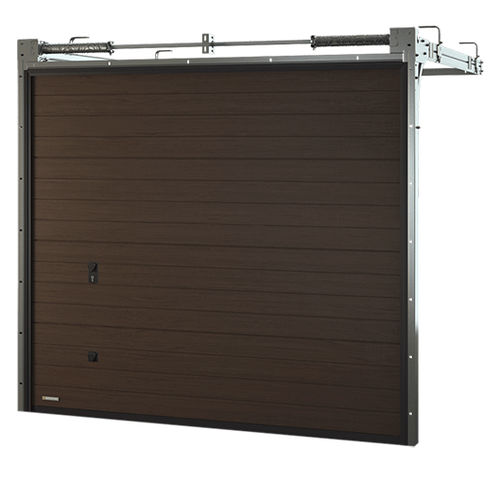 Puerta de garaje seccional - VENTE K2 RC - BERTRAND - de madera / de