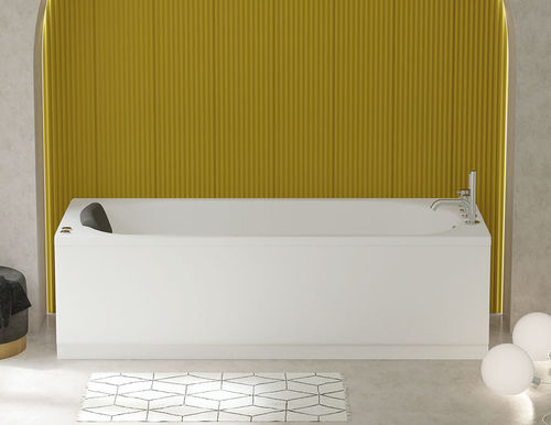 Bañera para vivienda - SERENA - SANYCCES - de fibra acrílica / contemporánea / con reposacabezas