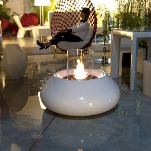 Chimenea de gas - BUBBLE - vanixa srl - independiente / Cara única / de exterior