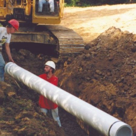 Canalización de PVC - TRUSS - Contech - para sistema de drenaje