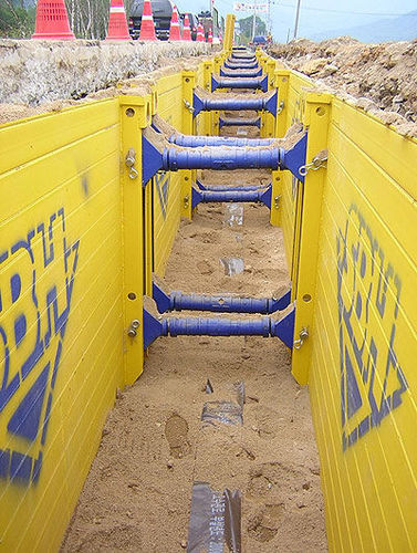 Entibación de corredera - EXTRABOX 500 - SBH Tiefbautechnik