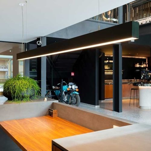 Luminaria suspendida - ARKEON 2.0 - Esse-ci - LED / lineal / curva