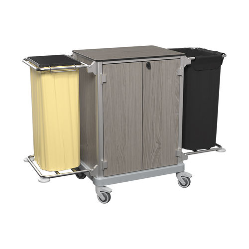 Carrito de limpieza - MIRAI M KIT + - CADDIE HOTEL - para camarera / para hotel / de aluminio