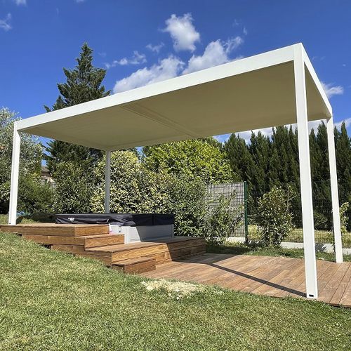 pérgola autoportante - AXIUM solutions aluminium