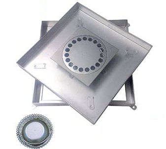 Tapadera de inspección de acero inoxidable - 0752 - Inoxsystem S.r.l. - cuadrada / a medida