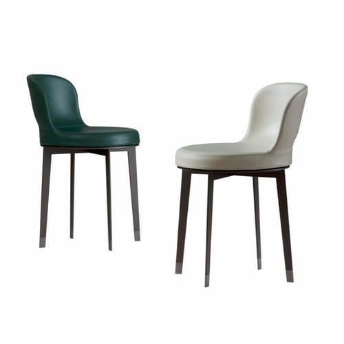 Silla contemporánea - YIRO - DIMENSIONE CHI WING LO - de interior / de tejido / de cuero