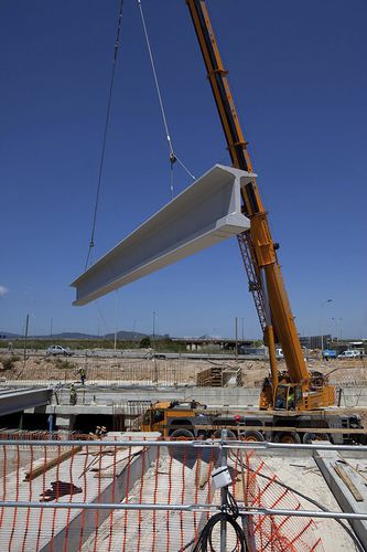 Viga prefabricada - HORMIPRESA - de hormigón pretensado / en T / para la construcción de puentes