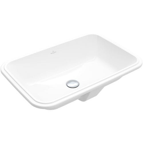 Lavabo bajo encimera - ARCHITECTURA: 5A7760 - Villeroy & Boch - de cerámica / cuadrado / sin orificio