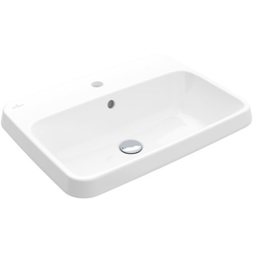 Lavabo encastrable - ARCHITECTURA : 5A6760 - Villeroy & Boch - de cerámica / cuadrado / con 1 orificio