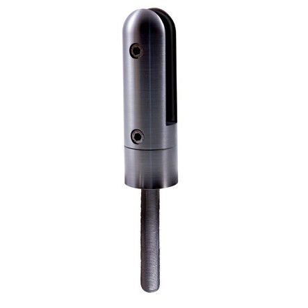 Pinza para vidrio acero inoxidable - E2000200 - IAM Design - para barandilla / para paneles / para vidrio