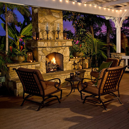 Chimenea de gas - GAS-BURNING - shaw brick - tradicional / hogar