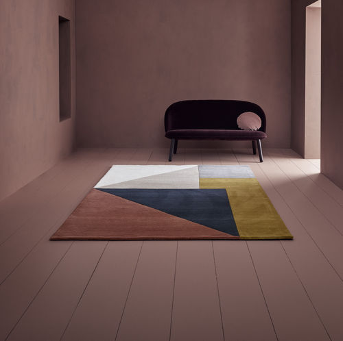 Alfombra contemporánea - ARGUTO - LINIE DESIGN A/S - con motivos geométricos / de lana / rectangular