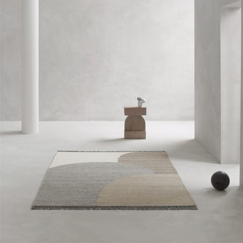 Alfombra contemporánea - EIK - LINIE DESIGN A/S - con motivos decorativos / de lana / rectangular