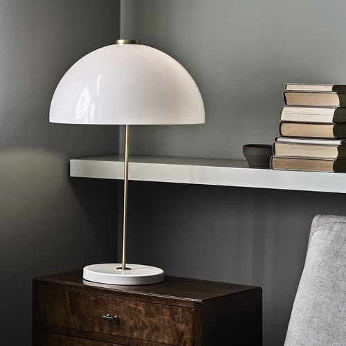 Lámpara de mesa - KUPOLI  - Innolux - de aluminio / de latón / de fibra acrílica