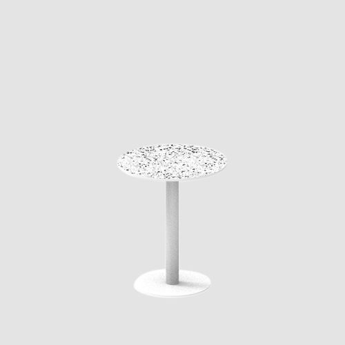 Mesa contemporánea - I - BENTU DESIGN - de piedra / de hormigón / con base de acero termolacado