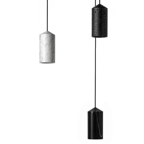 Lámpara suspendida - IN - BENTU DESIGN - de aluminio / piedra de lava / contemporánea