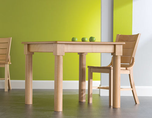 Mesa de comedor contemporánea - CANTERBURY - Pineapple - de material laminado / con base de madera / rectangular