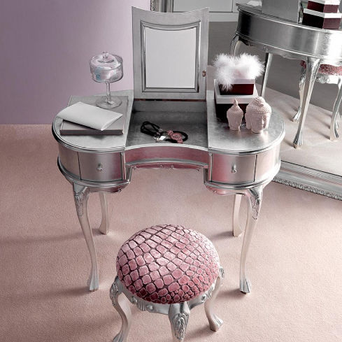 Tocador de estilo - GEMMA - Corte Zari - de MDF / de haya