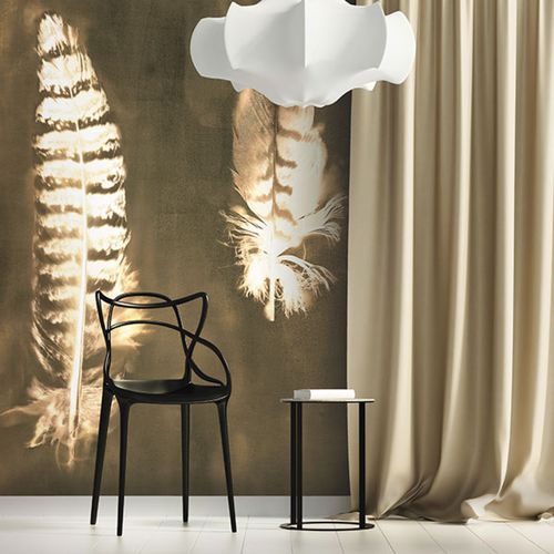Papel pintado clásico - POÉSIE - Neodko - de textil no tejido / de vinilo / con motivos decorativos