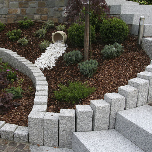 Cerca de láminas - STOCKHOLM - Bauma-stone - de jardín / de piedra natural / contemporánea
