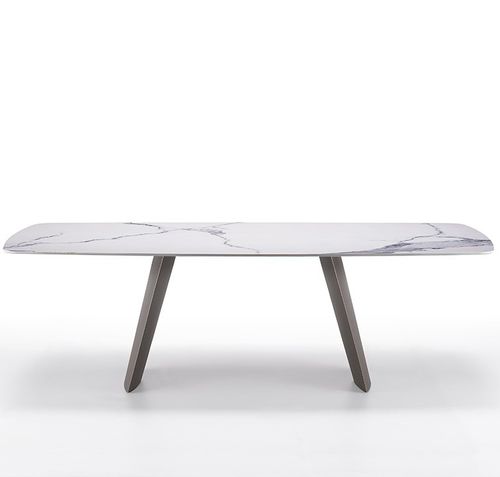 Mesa contemporánea - OPERA - Ronda Design - de madera / de vidrio / de cerámica