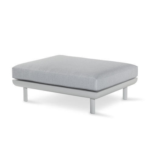 Puf contemporáneo - VERONA - ARKIMUEBLE - de tejido / de aluminio / rectangular