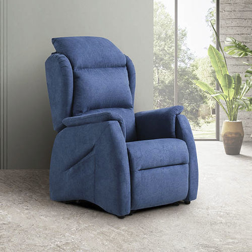 Sillón relax contemporáneo - Nina - Aerre divani - de tejido / con reposapiés / reclinable