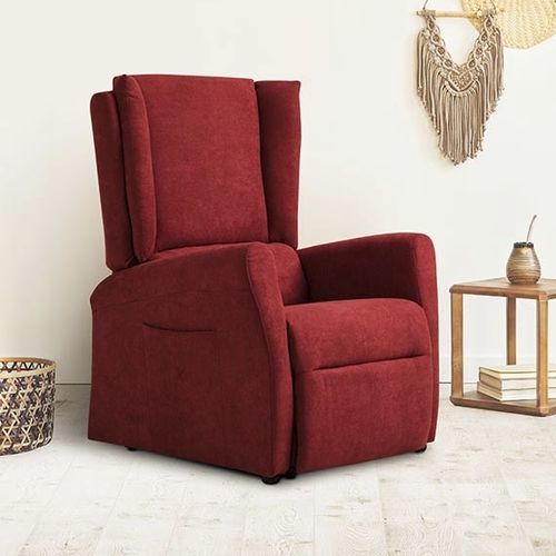 Sillón relax contemporáneo - Gioia - Aerre divani - de tejido / con reposapiés / reclinable