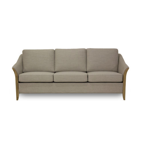 Sofá contemporáneo - Empire - Tarmeko LPD - de tejido / beis / con base de madera