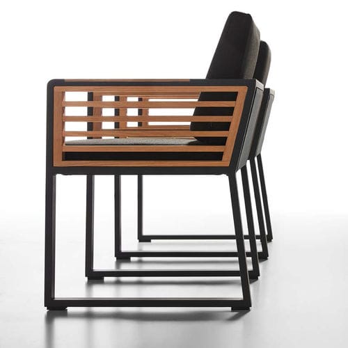 Silla de comedor contemporánea - NEW YORK - Higold - de tejido / de