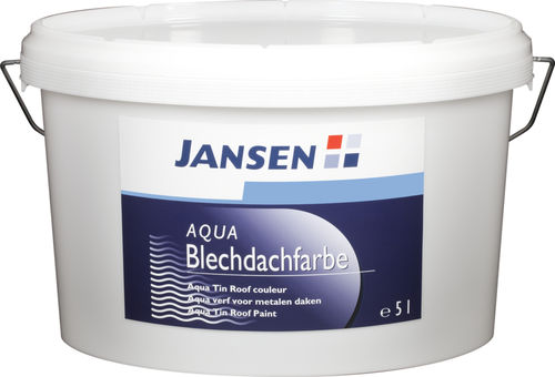 Pintura de protección - AQUA TIN - jansen - de exterior / para techado / para metal