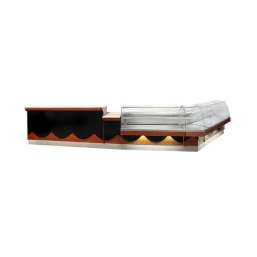 Vitrina refrigerada mostrador - ONDULAR - Jimo Cooling Technology - para restaurante
