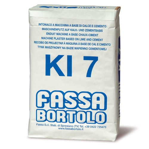 Enlucido de preparación - KI 7 - Fassa Bortolo - enfoscado / de interior / de exterior