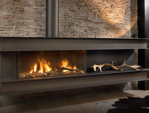 Chimenea de gas - SENO - Modus Fireplaces - contemporánea / hogar