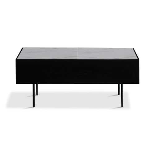 Mesa contemporánea - ACCENT - Handvark - de acero / de mármol / rectangular