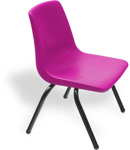 Silla contemporánea - DURABLE | INDIVIDUAL - Mobiliario, S.A de C.V. - de interior / de plástico / para escuela