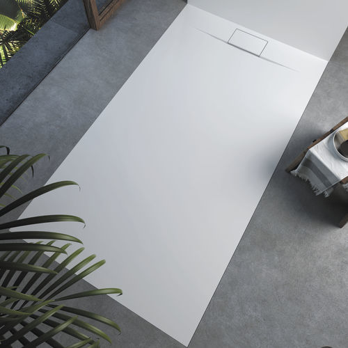 Plato de ducha rectangular - Radiance - QUARE DESIGN - empotrable / a ras de suelo / extraplano
