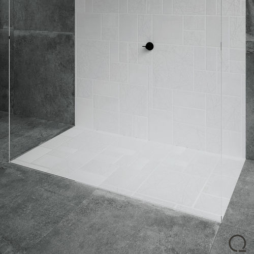 Plato de ducha rectangular - Mondrian - QUARE DESIGN - empotrable / a ras de suelo / extraplano