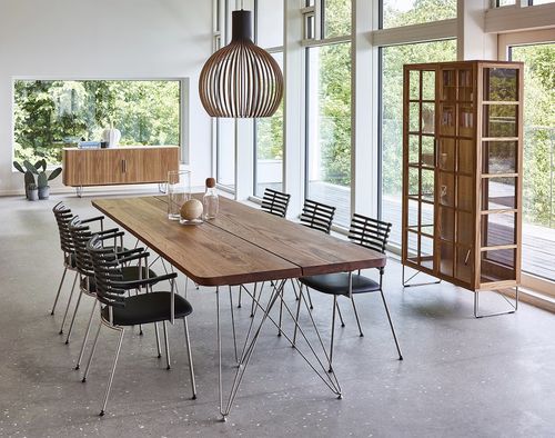 Mesa de comedor contemporánea - GM 3300 Plank De Luxe - Naver Collection - de madera maciza / de fresno / de MDF