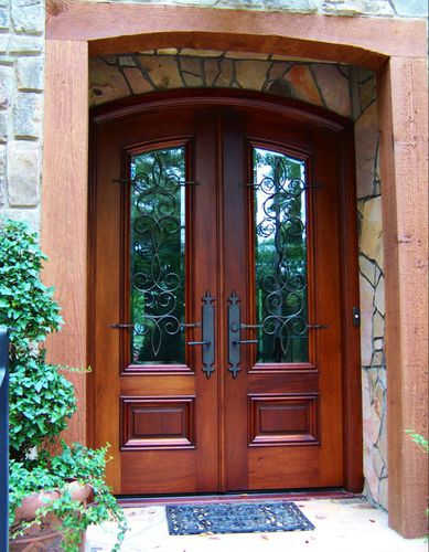 Puerta de entrada - BROADMOOR 530 - AppWood - de madera / abatible
