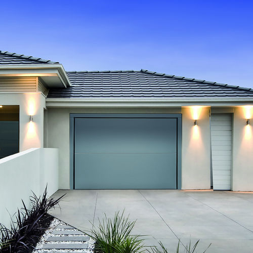 Puerta de garaje overlap - COLOR - Delta Overlap - de chapa de acero