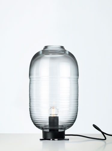 Lámpara de mesa - LANTERN - BOMMA - de vidrio / contemporánea / con cable