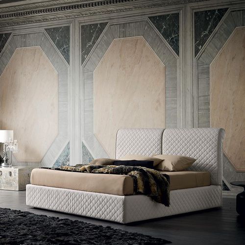 Cama de matrimonio - PATRICK - Felis s.r.l. unipersonale - individual / Chesterfield / con cabecero