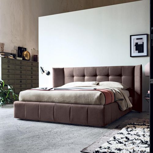 Cama de matrimonio - FOSTER - Felis s.r.l. unipersonale - individual / contemporánea / con cabecero