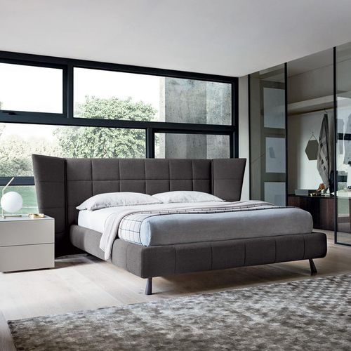 Cama de matrimonio - GABER - Felis s.r.l. unipersonale - individual / contemporánea / con cabecero